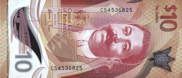 PN82 Barbados - 10 Dollars Year 2022